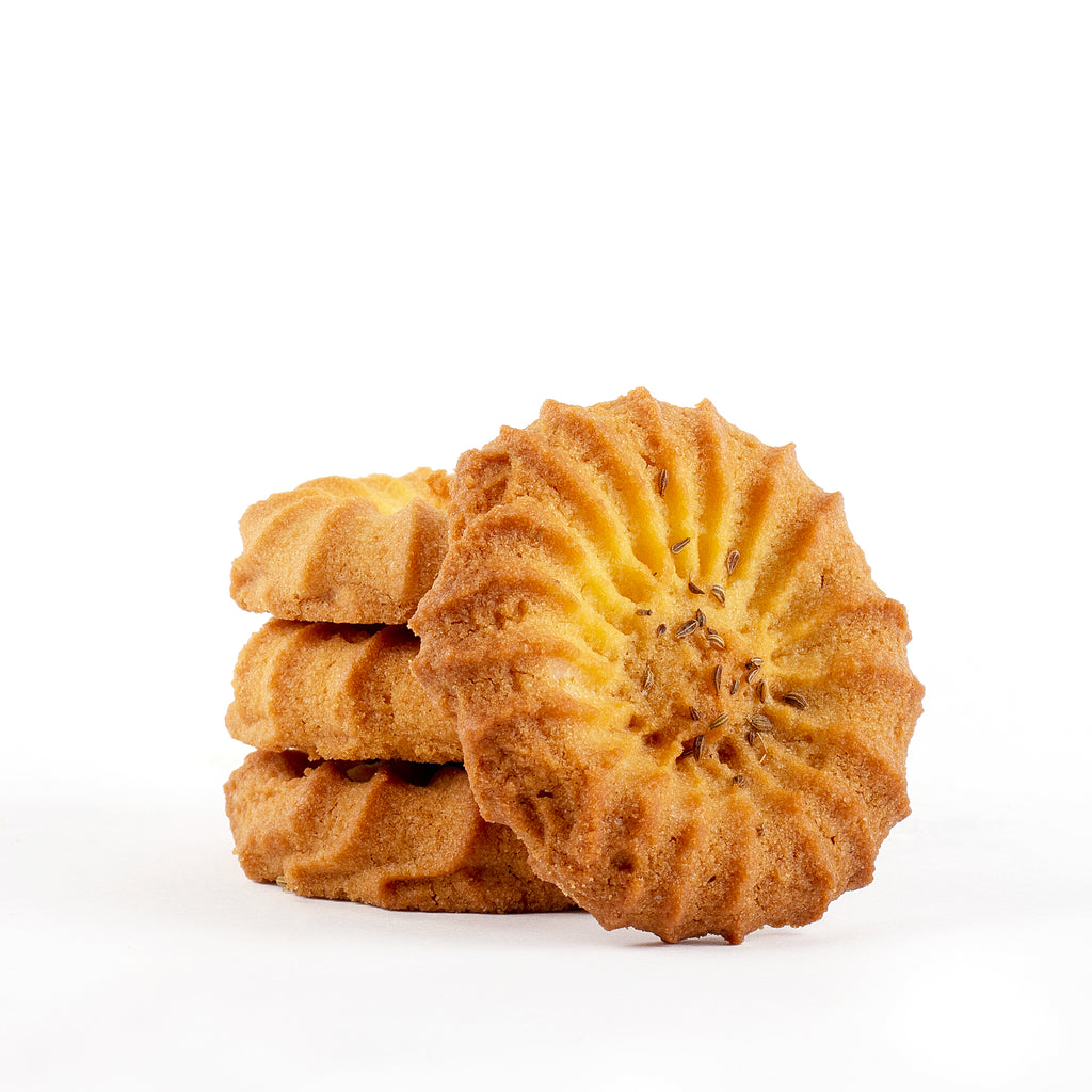 AJWAIN BENGALI BISCUITS, 350GMS CAROM SEED BISCUITS sartajsweets