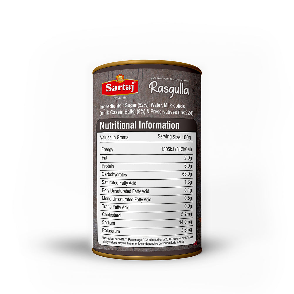 Rasgulla Tin Box 1kg